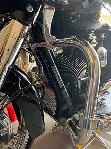 Miniatura 3 de Alerón de barbilla negro vívido con cuchara frontal estirada para 2014 2015 2016, refrigerado por aire, Harley Touring, Road Glide, Street Glide,