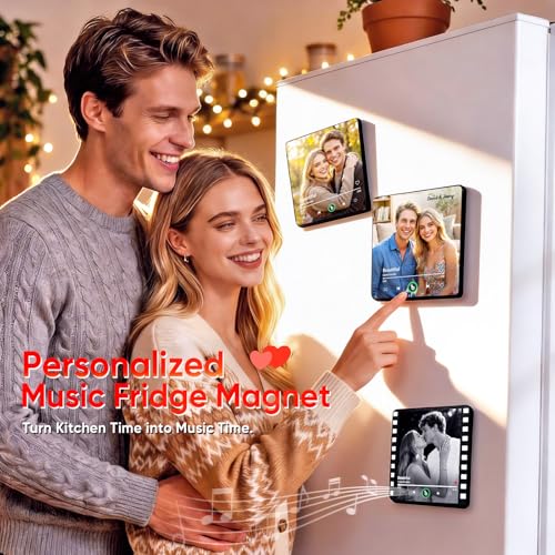 Imán decorativo personalizado para refrigerador 10x10 cm miniatura 2