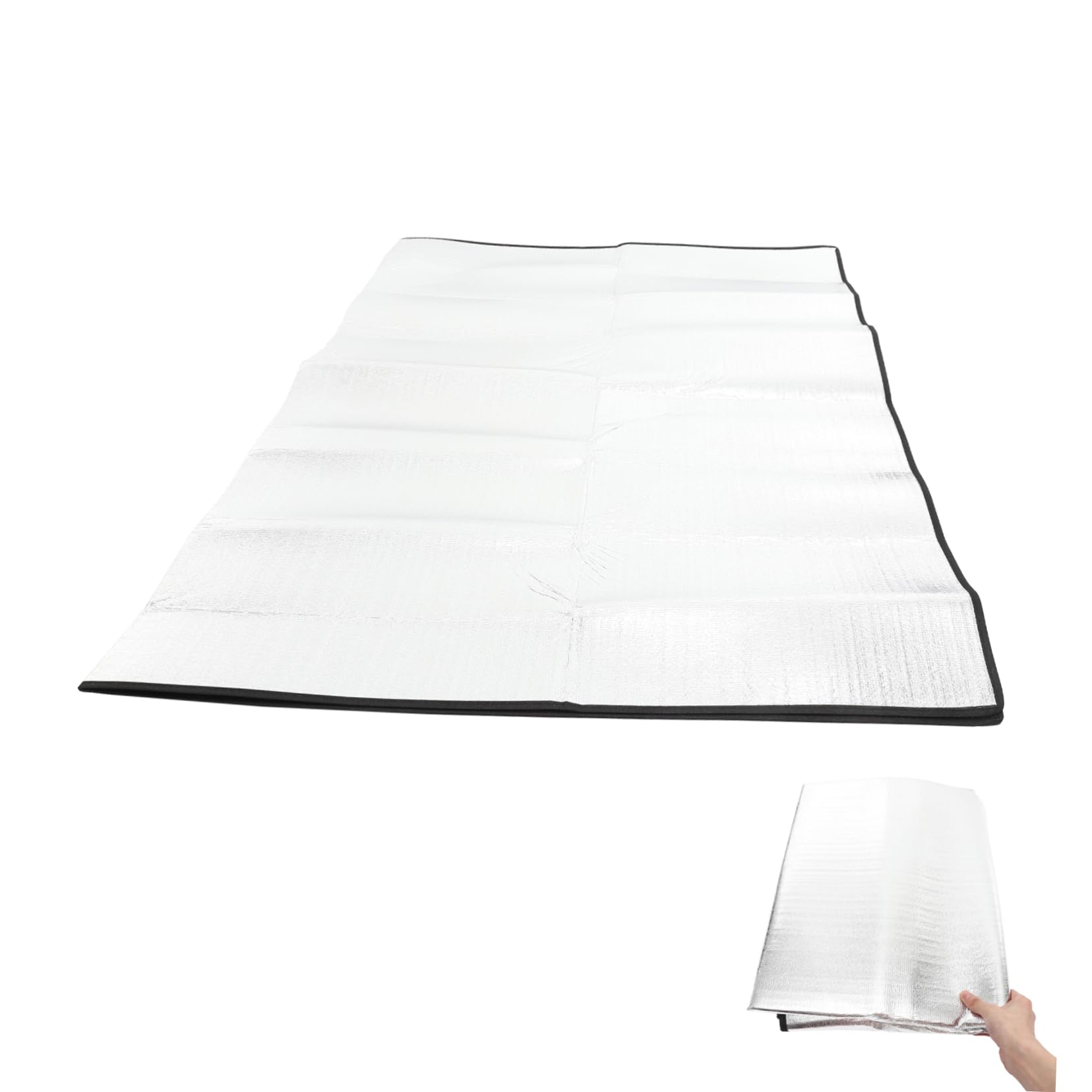 YARNOW 4 Pièces Pad Froid en Aluminium De Plage Imperméable Couvertures Tapis De Camping en Plein Extérieure De Randonnée Tapis De Plage Éponge