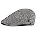 Qunson 2 Pack Men's Adjustable Flat Cap Ivy Gatsby Newsboy Hat