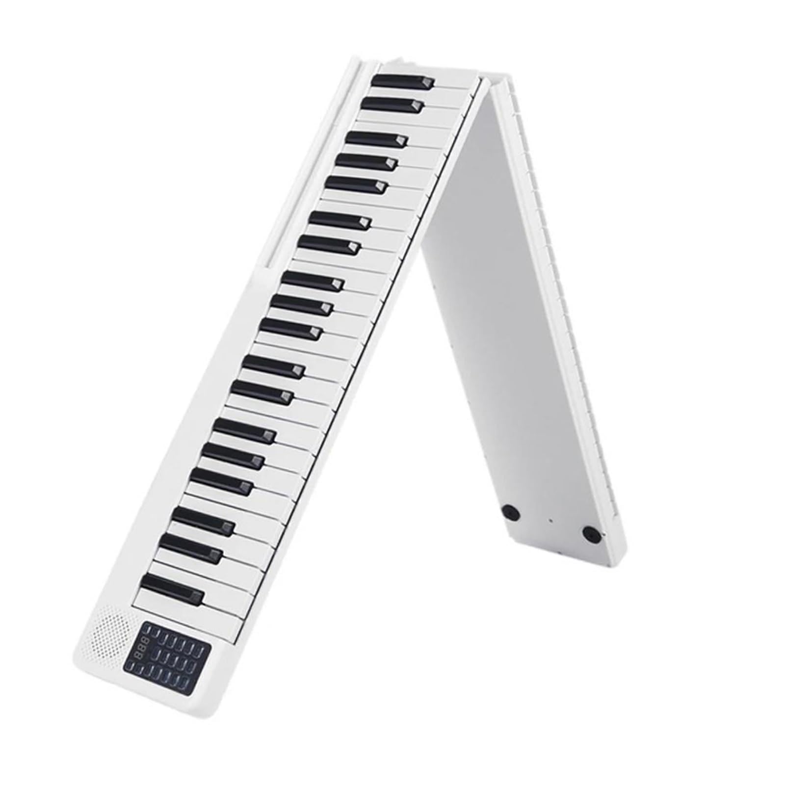 Tastiera Digitale Per Principianti Pianoforte Digitale Pieghevole Portatile Da 88 Tasti, Tastiera Elettronica Multifunzionale Per Pianoforte(Silver)