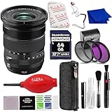 Fujifilm XF 10-24mm f/4 R OIS WR Lens (Black) with Advance Accessories and Travel Bundle | Fuji XF 10-24mm