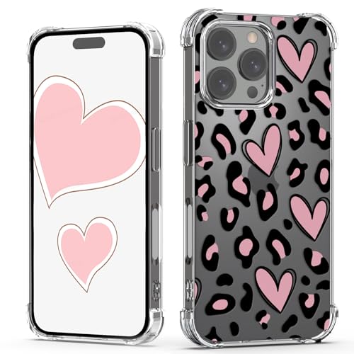 Coque iPhone 16 Pro souple de protection haute qualité motif léopard