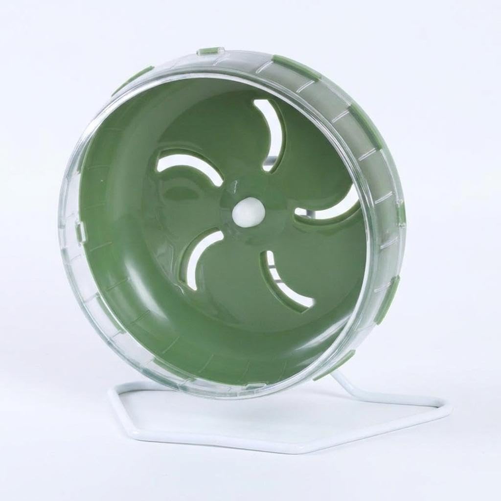 Hamster Wheel with Stand, Running Wheel for Hamster Exercise, Silent Syrian Hamster Running, Quiet Solid Surface Small Pet Exercise Outlet Green|Pet Supplies|Small Animal Supplies-image-47