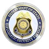 Department of State-Us Diplomatic Security Service Gold Plated-Challenge Coin