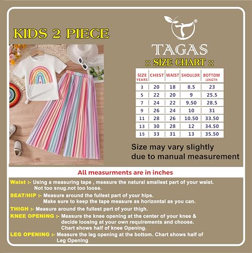 Image of TAGAS Girls TOP AND PANT|COORDINATED OUTFIT FOR GIRL| DRESS FOR(GIRLS)| TOP WITH PALAZZOS FOR GIRL'S|(GTP)