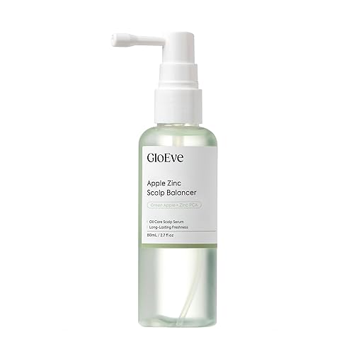 Apple Zinc Scalp Balancer - Suero de raíz, control del cuero cabelludo graso y con picazón con 1% de zinc PCA y manzana prosesionada en frío, suero