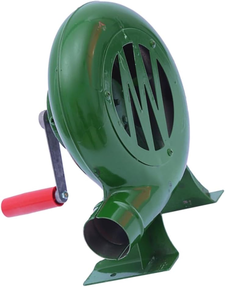 Mipcase Portable Hand Crank Fire Blower for Bbq and Camping, Outdoor Air Blower with 200w Power, Manual Cooking Fan for Fire Ignition and Stove Boosting