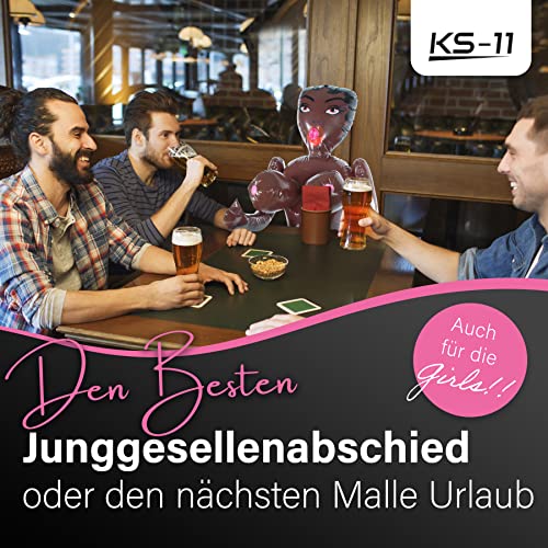 Liebespuppe Miss Dolly Black aufblasbare Gummipuppe Frau mit große Brüsten und 3 Lustöffnungen, Lebensgröße 155 cm Erotik Puppe Scherzartikel Männer für JGA Abschied – Bild 6