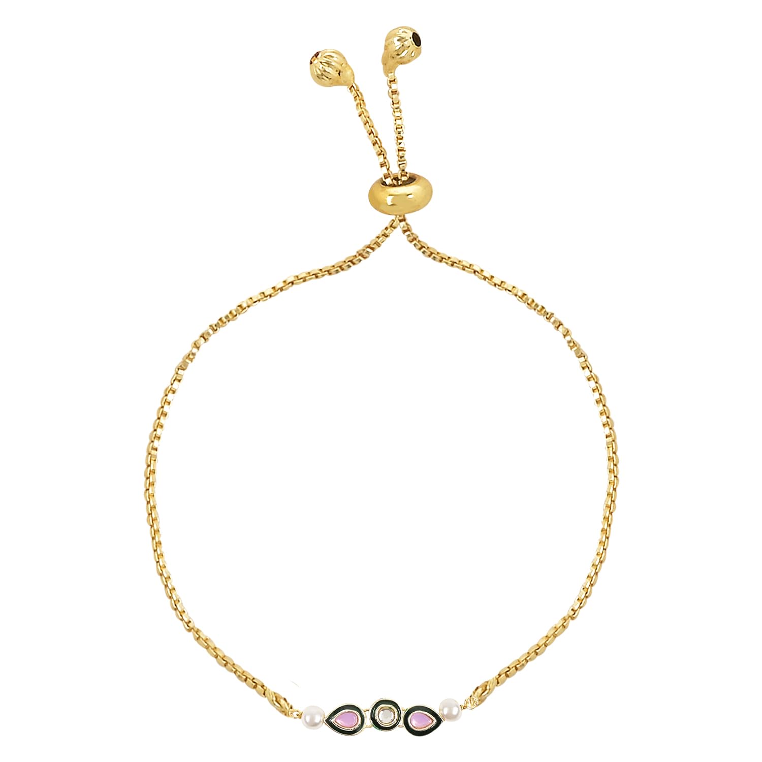 I Jewels Pearl Hanging Bracelet For Bhabhi/Sister (R124W-L) (B0CBKSN752) Amazon Price History, Amazon Price Tracker