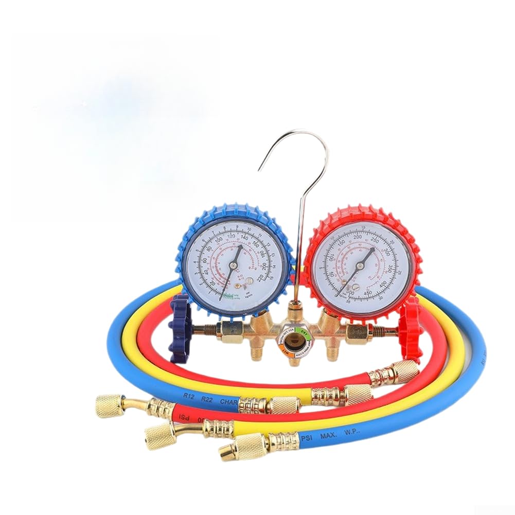 Ensemble de manomètres de collecteur 3 voies R134a Kit d'outils CVC 500 PSI