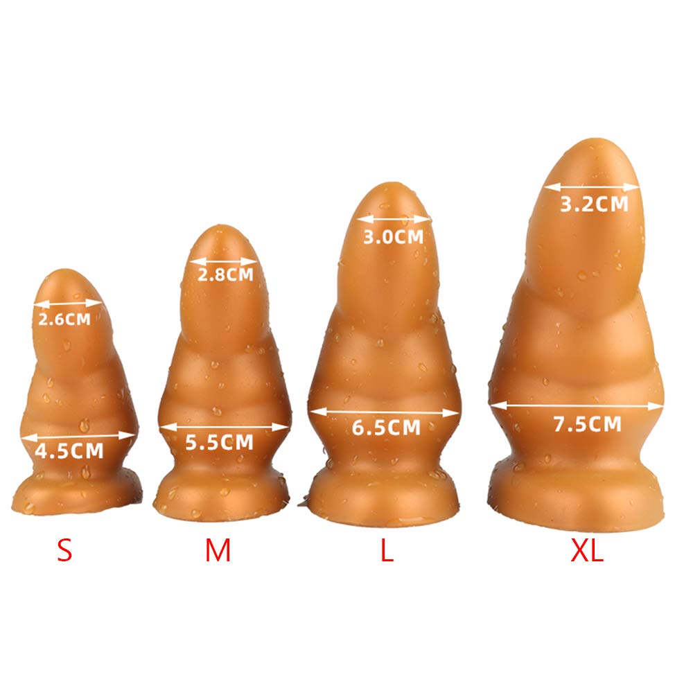 Jinqian Silicone Soft Horns, Large Wide Plug, Small Butt Plug, Vaginal Plug,  Suction Foot for Men, Women and Beginners, Long Realistic Dildos with  Suction Cup (Black M) : Amazon.de: Health & Personal