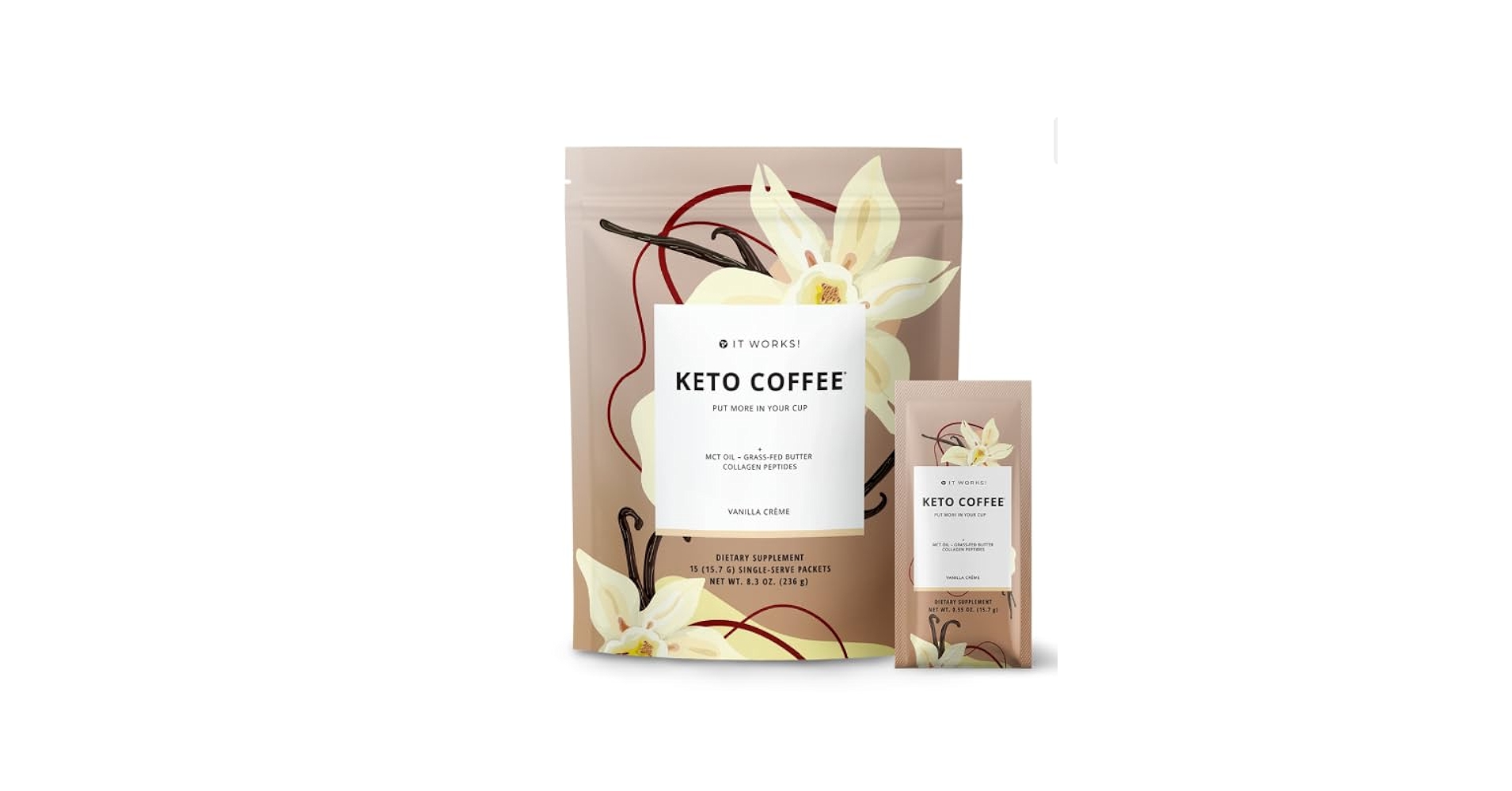 Amazon.com : It Works! Keto Coffee® Vanilla Crème – MCTs