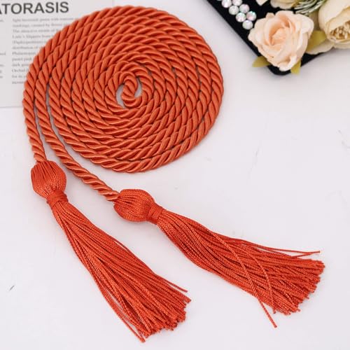 Image of GraduationMall Graduation Honor Cord 68 inch Dark Orange
