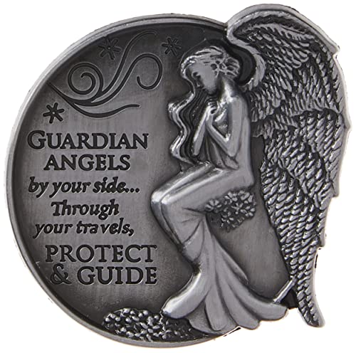 AngelStar 15690 Stars Guardian Angel Visor Clip Accent 2-1/2-Inch Grey