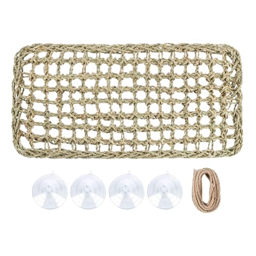 Bearded Dragon Hammock - 40x18cm With Suction Cup Realistic Pet Supplies | Snake Hammock | Reptile Ladder Gecko Tank Accessories