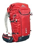 NORDKAMM Wanderrucksack 30L Damen u Herren Trekkingrucksack Tourenrucksack rot