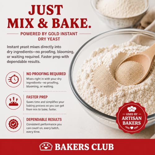 Image of Bakers Club Baking Ingredients (8oz, Gold Yeast)