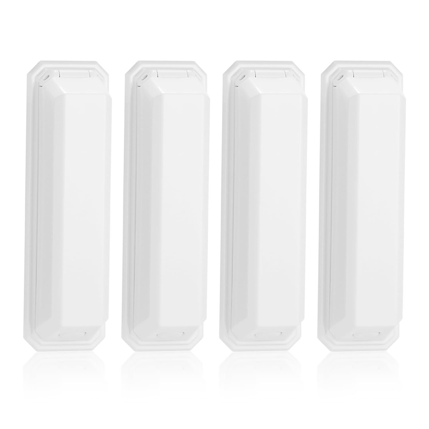 CLYMENELight Switch Cover Guard, Child Proof Wall Switch Cover Keeps Your Lights or Switches from Getting Accidentally Turned ON or Off, Toggle Style (White, 4 Pack)