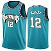 Ja Morant # 12 mannen basketbal Jersey, Memphis Grizzlies New Stof Swingman Jerseys mouwloos shirt