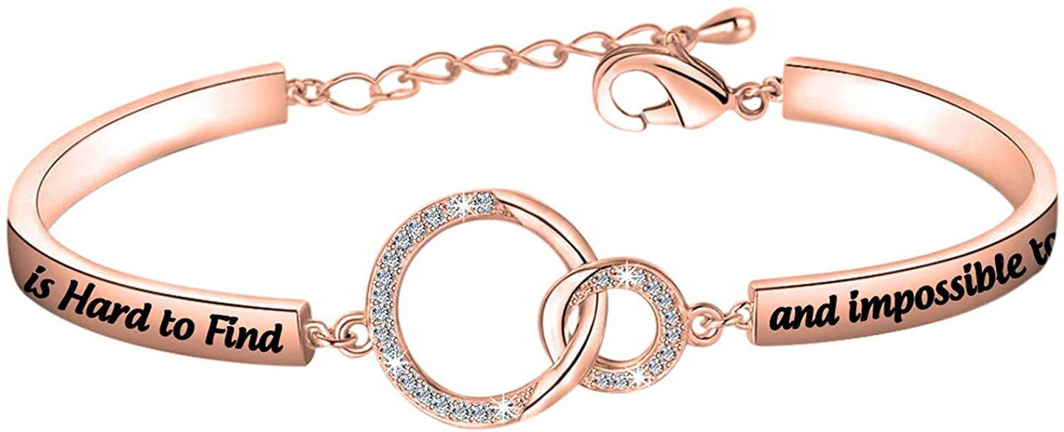 FEELMEM Coach Gifts A Great Coach Is Hard to Find And Impossible To Forget Bracelet Thank You Gift