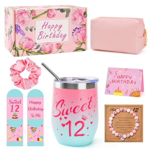 Regalo per il 12° compleanno per ragazze, regalo unico per ragazze di 12 anni, dolce regalo di compleanno per ragazze adolescenti, regali per sorella minore, figlia, nipote, nipote