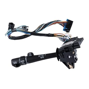 for Chevy for Impala 2000-2005 for Monte Carlo 2000-2005 Turn Signal Wiper Switch Black Front Left Female-Connect Gender Plastic-Housing Material Driver Side 35pc 1S2701 26093873