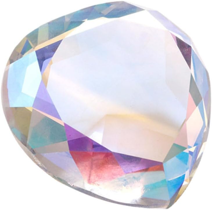 1pc Artificial Crystal Diamond Heart Shaped Hand Mold Nail Art Decorations for Salon Home Decor