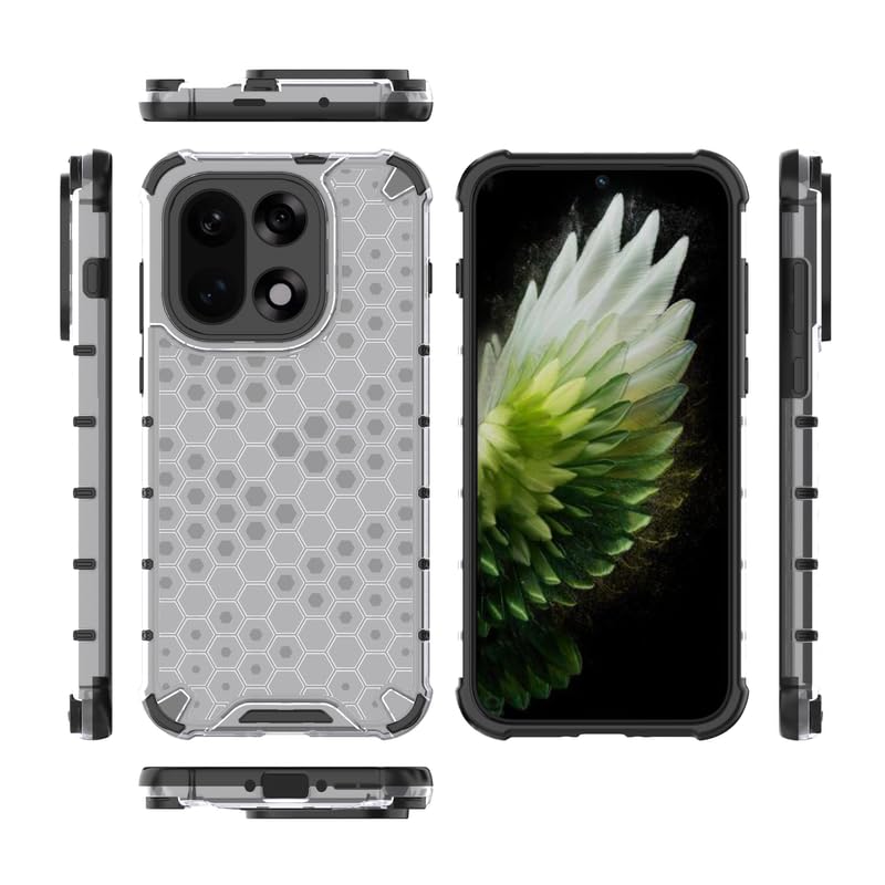 Image of Plastic Bumper Back Case Cover for OnePlus 15 5G (Transparent)
