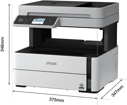 Epson EcoTank M3170 Mono A4 Çok Fonksiyonlu Yazıcı, Wi-Fi, Faks, Çift Taraflı, Siyah Beyaz Mürekkep Tanklı