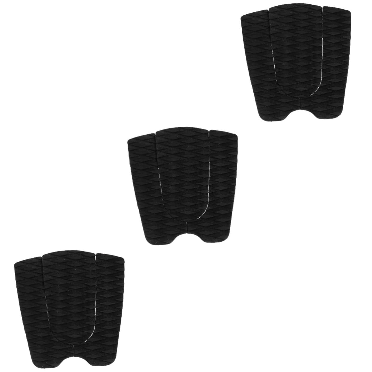 BESPORTBLE 6 Stück Schwanz Mit Surf-Stomp Surfbrett Skimboards Pad Skimboard Board-Griffe Longboard Für Zubehör Pads Löcher Eva-Deck Skimboarding Nicht Klebendes Traktionszubehör