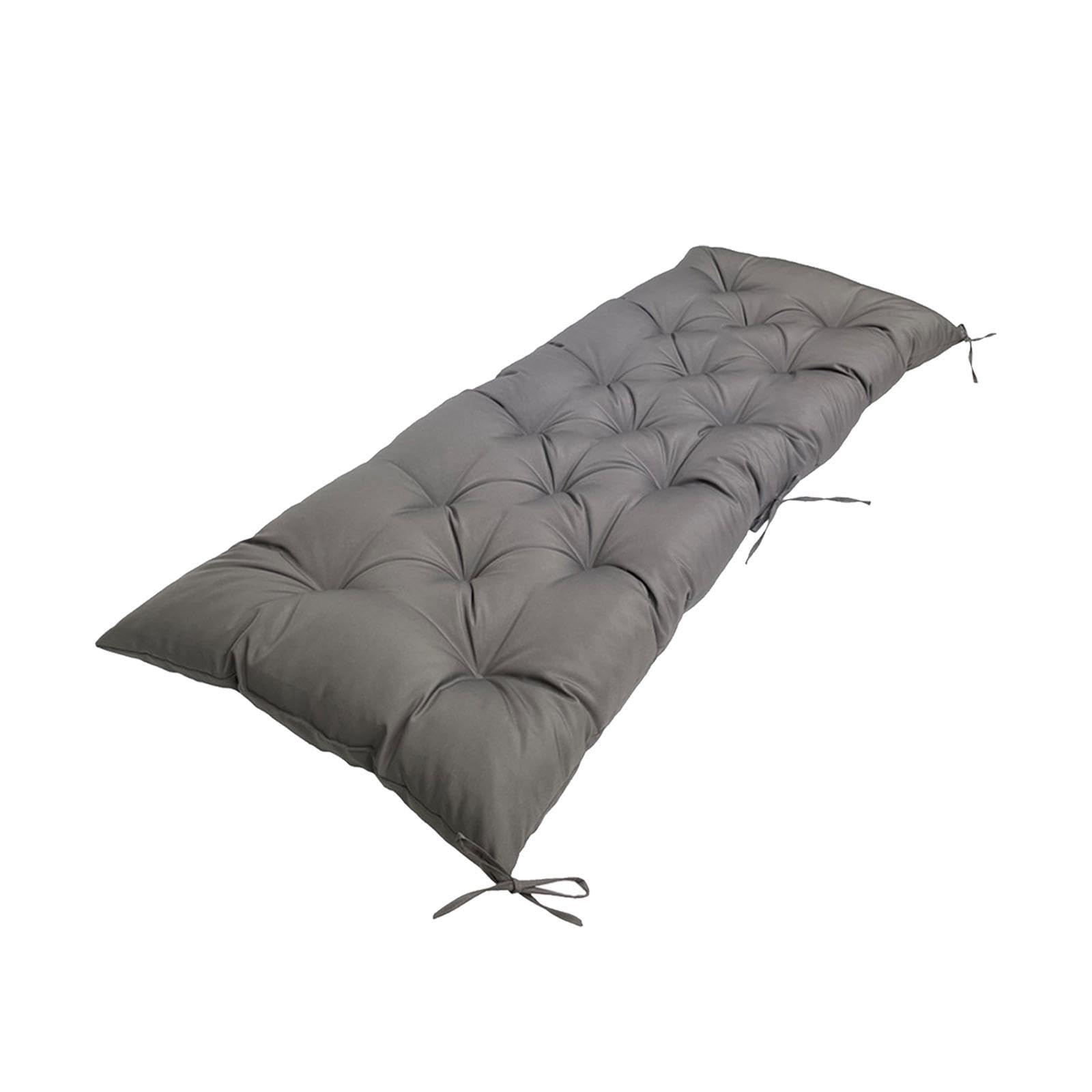 Bench Cushion Soft Bench Pad Rectangle for Porch Rockers Patio Chair Lounger Dark Gray-image-49