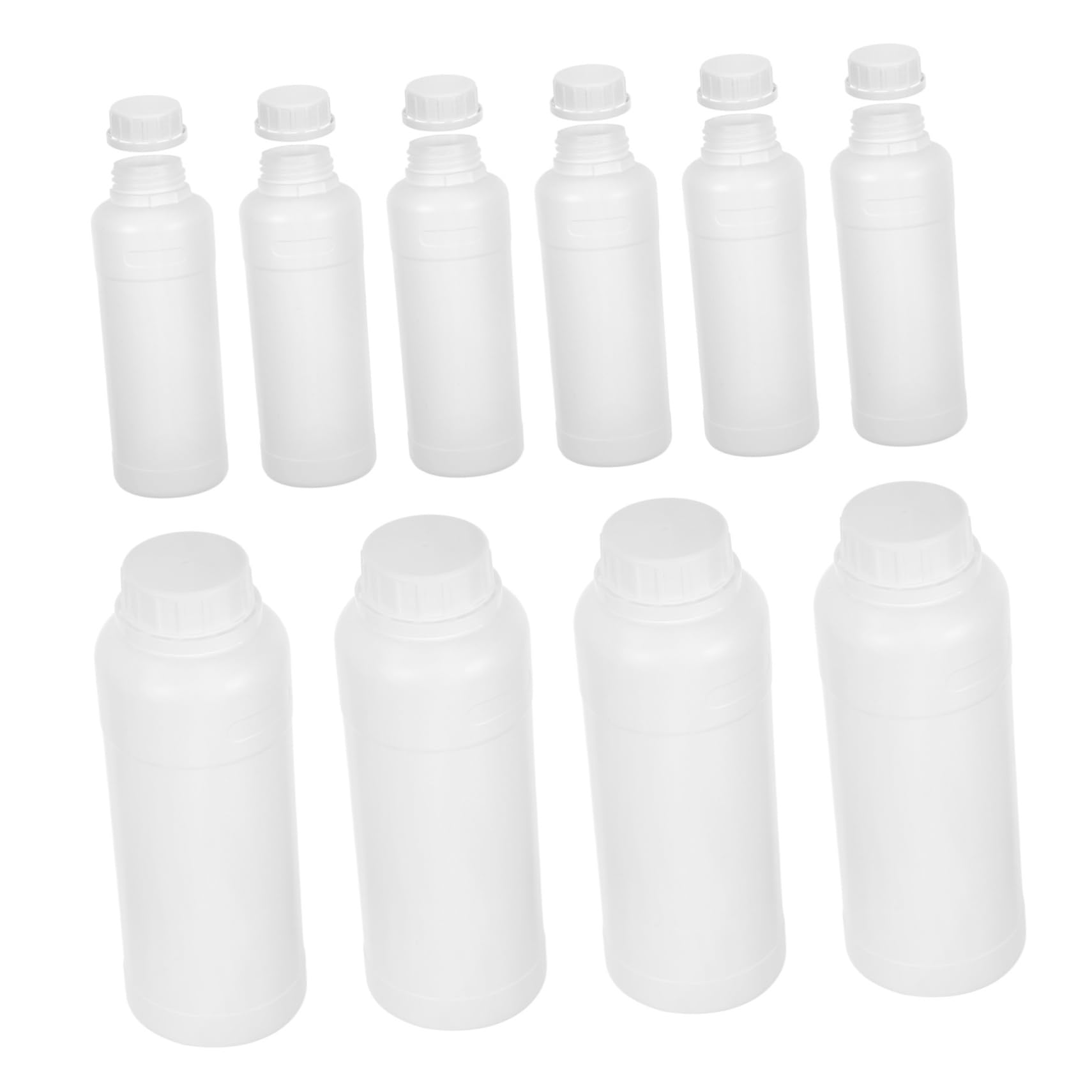 Garneck 10Pcs Opaque Pe Bottles Caps for Chemical Storage Nontransparent Design for Light Sensitive Reagents for Laboratory Liquid Dispensing