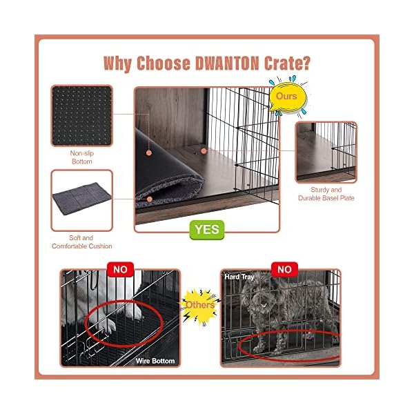 Dog Crate Furniture with Cushion