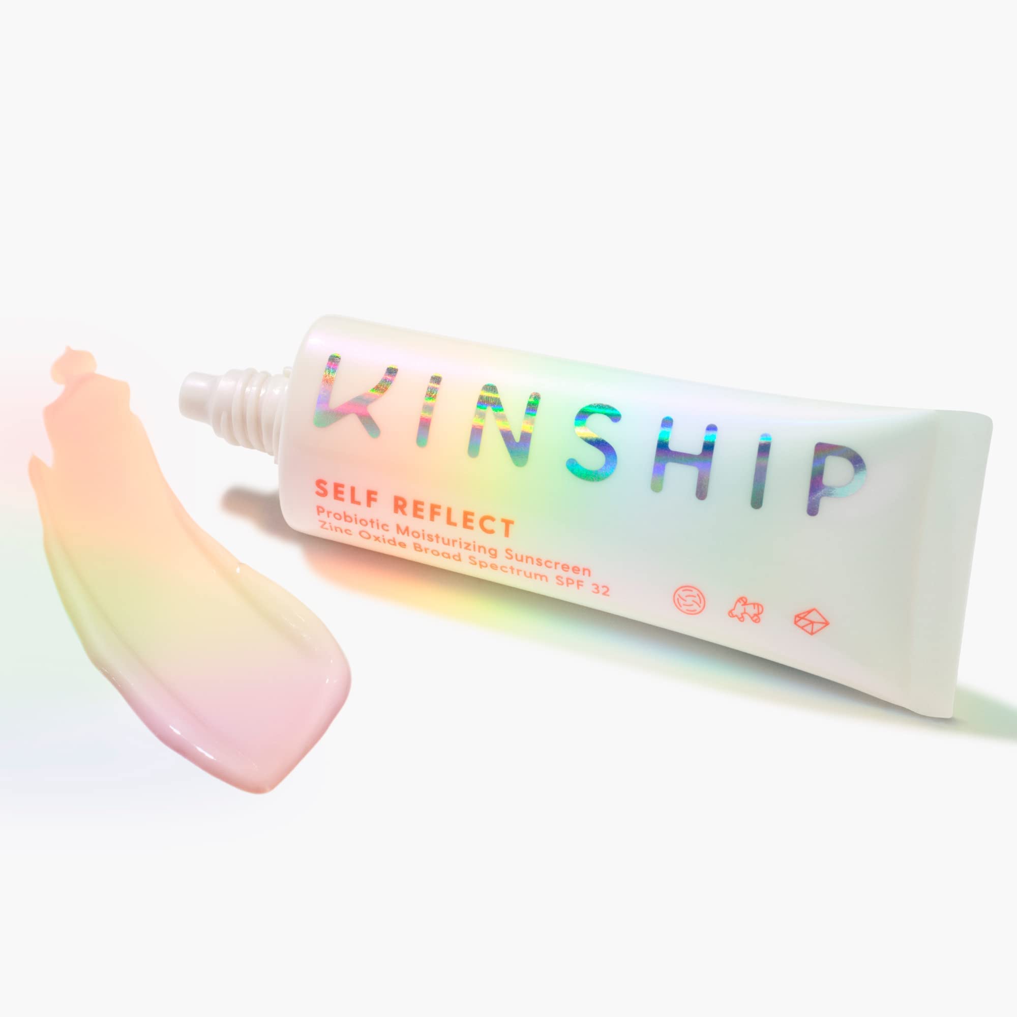 Kinship Self Reflect SPF 32 Probiotic Moisturizing Sunscreen Zinc Oxide