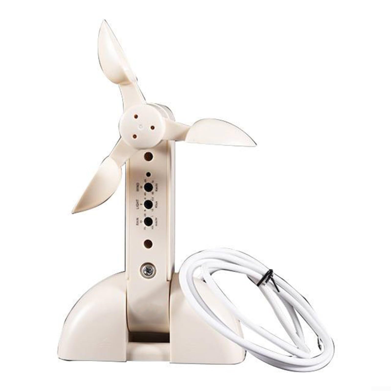 Sensore meteo per rilevatore automatico di pioggia con cavo per apripista elettrico, design in plastica per uso domestico, bianco