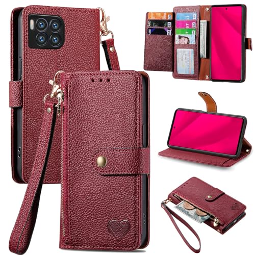 Coque T-Mobile Revvl 7 Pro 5G BAILI | Étui portefeuille avec blocage RFID