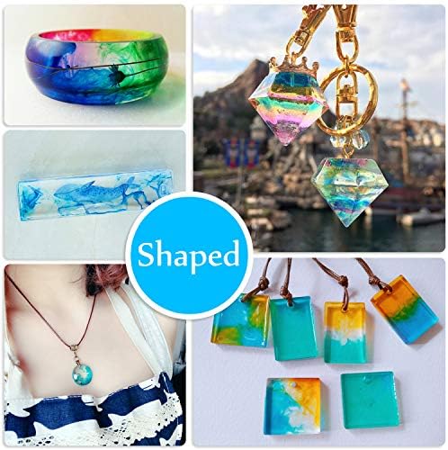 Epoxy Resin Pigment - 15 Colour Liquid Epoxy Resin Dye - Highly Concentrated Epoxy Resin Colourant for Resin Colour Art, DIY Crafts Making Supplies - AB Resin Colouring for Paint, Crafts - 10ml Each