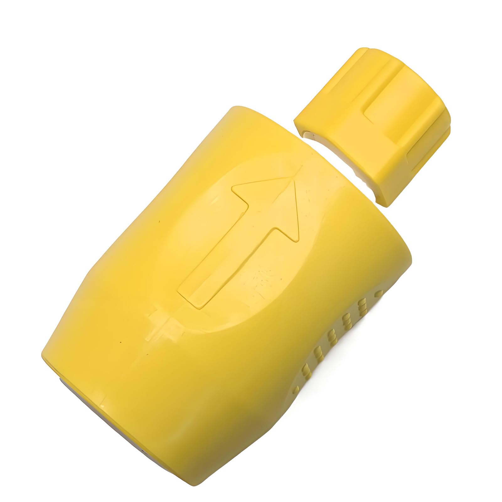 Kaeltsyn Flexible Clear PVC Suction Hose with Yellow Connector 2.5m for Carpet High Pressure Vacuum Accessories Replacement Tube PVC Vacuum