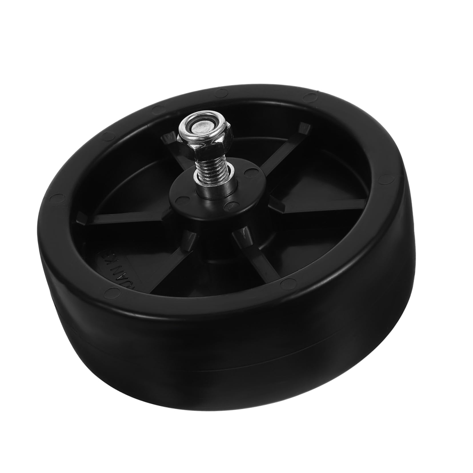 Alipis Nylon Boat Roller Assembly Kit 6 Inch Yacht Trailer Roller Quiet Operation and 360° Swivel for Versatile Use