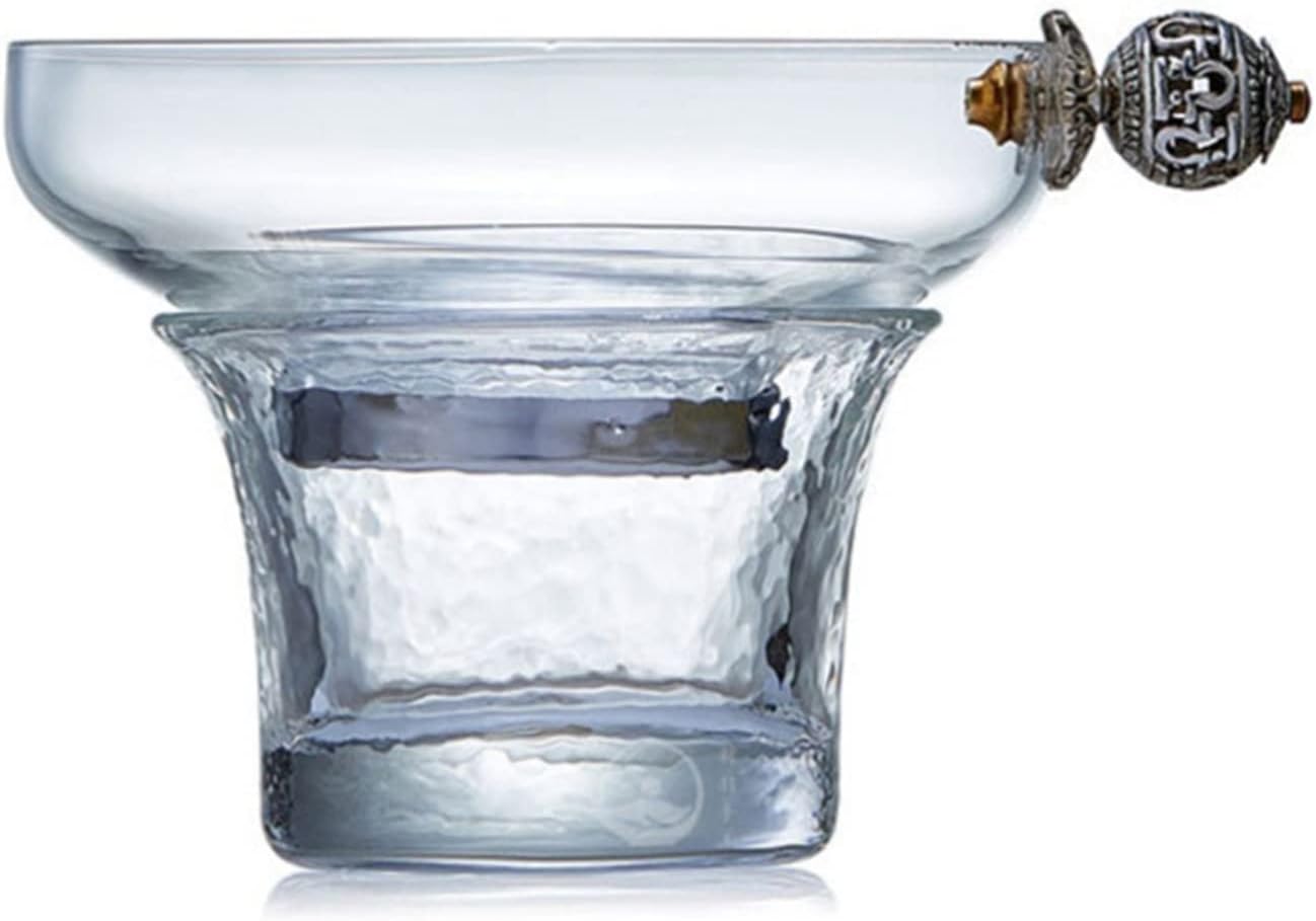 Tea Strainers for Loose Tea, Glass Filter Tea Ware Tea Funnel Filter Tea Ware Filter Transparent Filter Tea Ware.