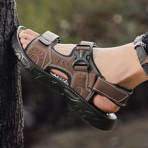 Men Orthopedic Sport Sandals Shoes with Soft Cushion Comfortable Walking Sandal Arch Support Wide Width Summer Orthotic Athletic Slides4
