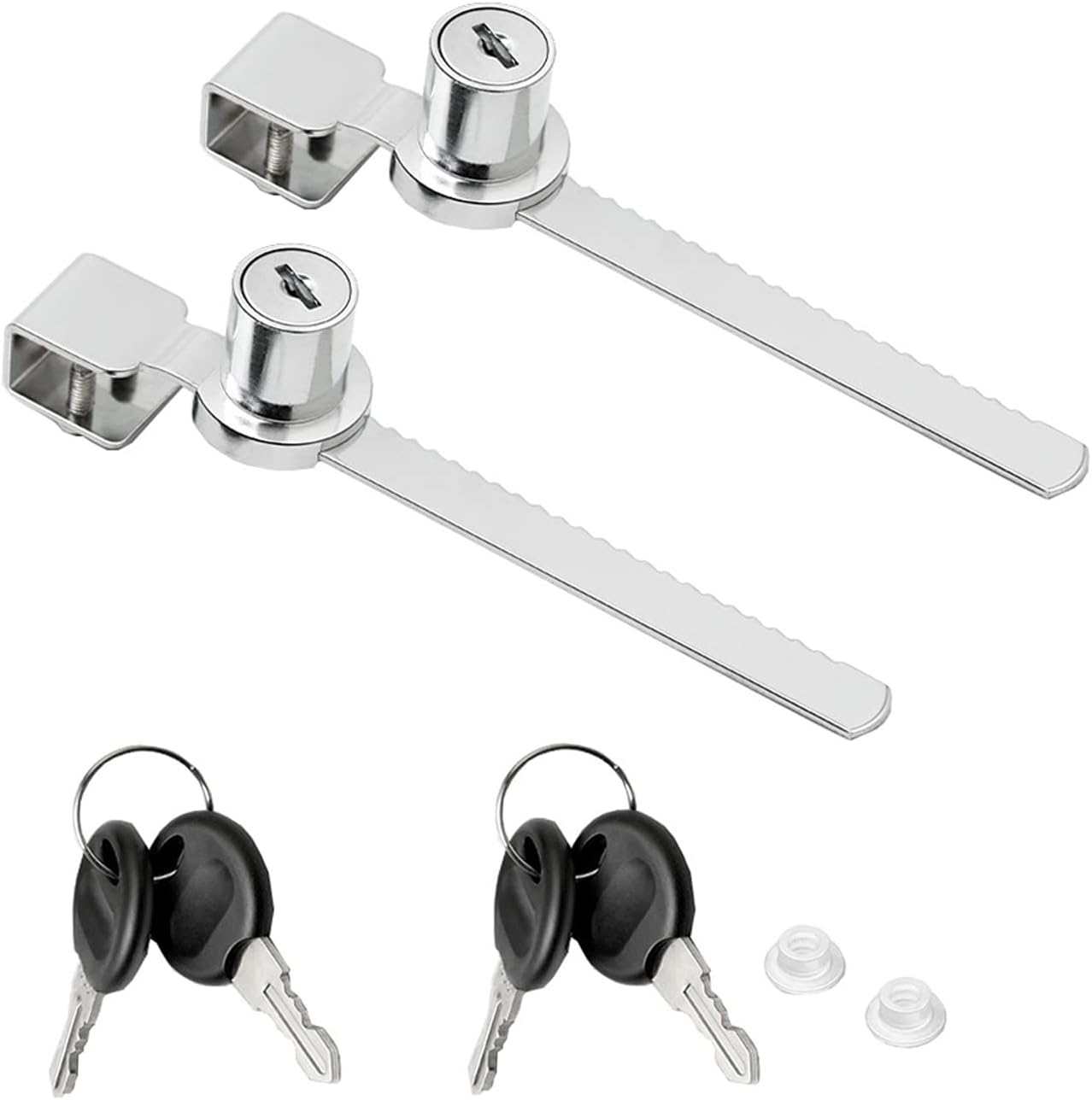 Sliding Glass Door Ratchet Lock,Locks for Glass Display Case with