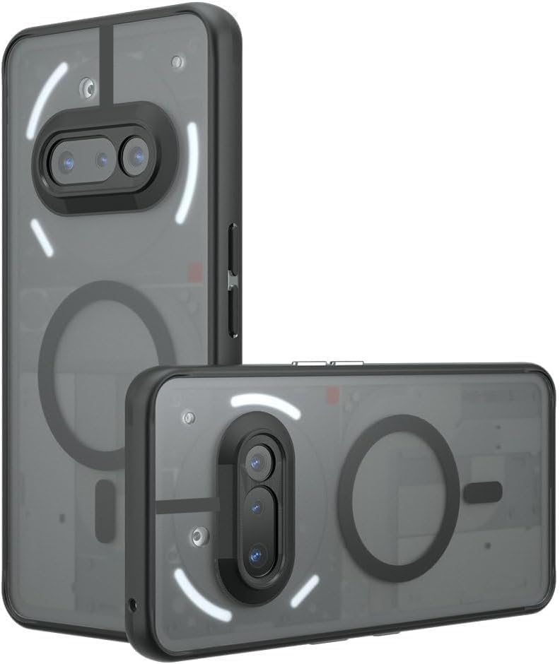 Image of Clear Hybrid Armor Case for Nothing Phone 3a Shockproof Back Cover Translucent Hard PC & Flexible TPU Bumper with Raised Edges for Camera & Screen Protection (Nothing Phone 3a)