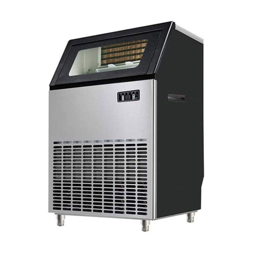 FAXIOAWA 24H 260 Pounds Large Commercial Ice Maker Automatic Ice Cube Maker, Independent Automatic Transparent Ice Cube Maker