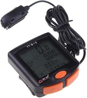 FAVOMOTO Computador De Bicicleta Luz Traseira Velocímetro Bicicleta Computador Bicicleta Velocímetro Com Fio Tacômetro Cronômetro Em Tela Cheia Hodômetro De Bicicleta