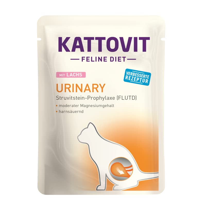 Kattovit Urinary Frischebeutel | Bundle | 4 Sorten | 20 x 85g | Pute, Huhn, Kalb & Lachs