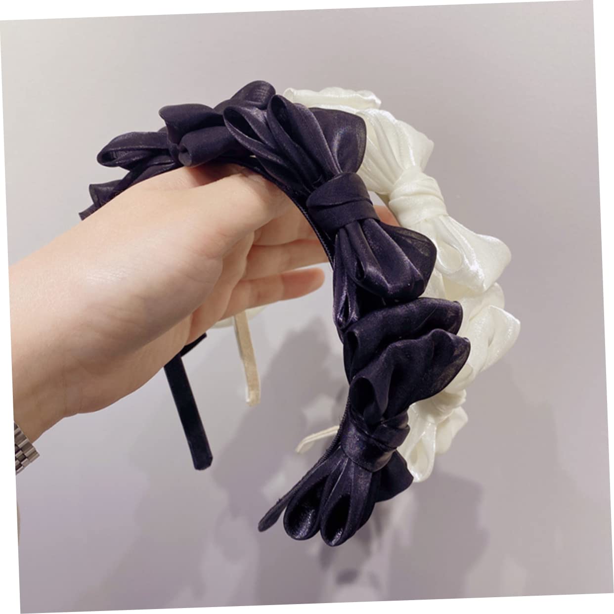 FRCOLOR 5 Diademas Elegantes Con Lazo Para Mujer Cinta Para El Pelo Accesorio Elegante