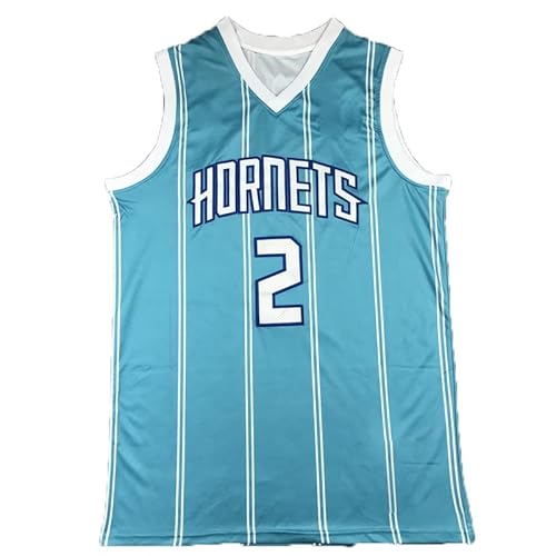 Los Hombres De La NBA Deportes Chaleco Charlotte Hornets LaMelo Ball # 2 Los Aficionados Jersey Transpirables Atletismo De Verano Te Floja (Color : 1, Size : S) Cover