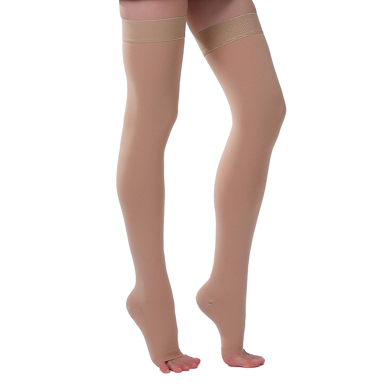 Class I Compression Stockings Above Knee for Varicose Veins | Class 1 Knee Length | Compression Socks Class I | Varicose Veins Stockings For Men and Women | 18-22mm/Hg (Large) (B0DDXJ4N3F) Amazon Price History, Amazon Price Tracker